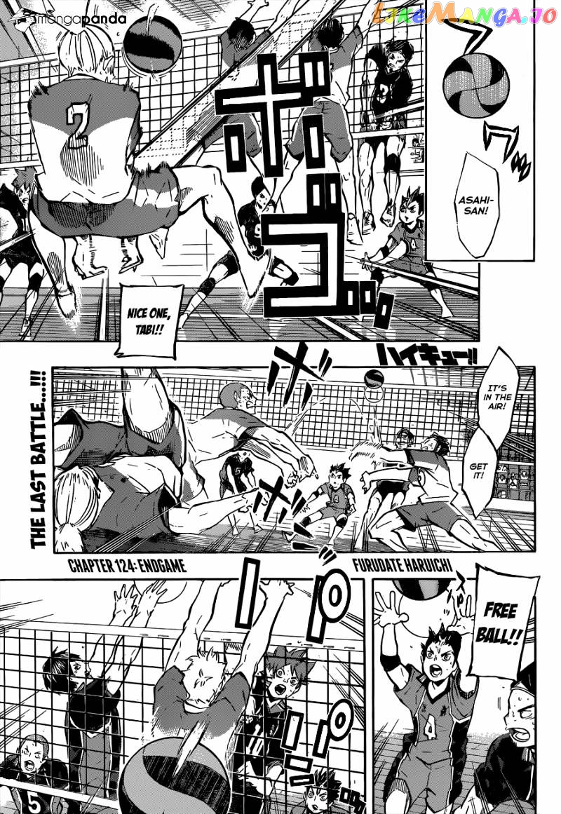 Haikyuu!!, Chapter 124 image 02